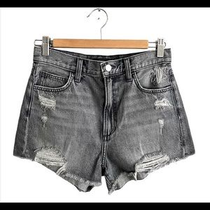 Joe’s Jeans Emmy Denim Distressed High Rise Shorts